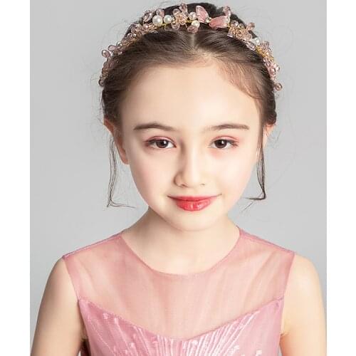 Bridal Headbands Hair Accessories Crystal Wedding Headdress Headband Bride Girls Hair Crown Floral Crystal Ornaments