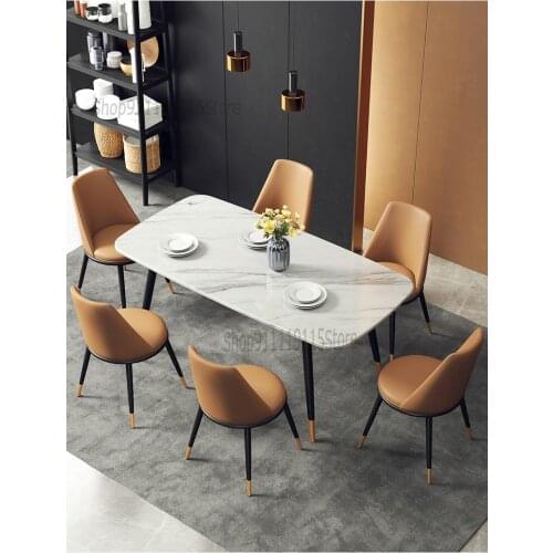 Light Luxury Dining Chair Household Modern Simple Table Chair Nordic Net Red Manicure Chair Dining Room Leisure Back Stool