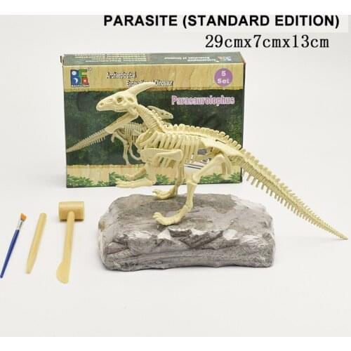 Tyrannosaurus Triceratops Dig dinosaur DIY assembled skeleton simulation toy model fossil archeological excavation toy set