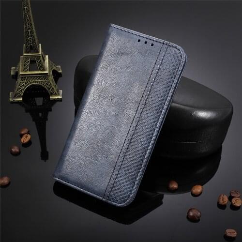 Retro Slim Leather Flip Cover OPPO A5S Case Wallet Card Stand Magnetic Book Cover For OPPO AX5S A 5S AX 5S CPH1909 Phone Cases