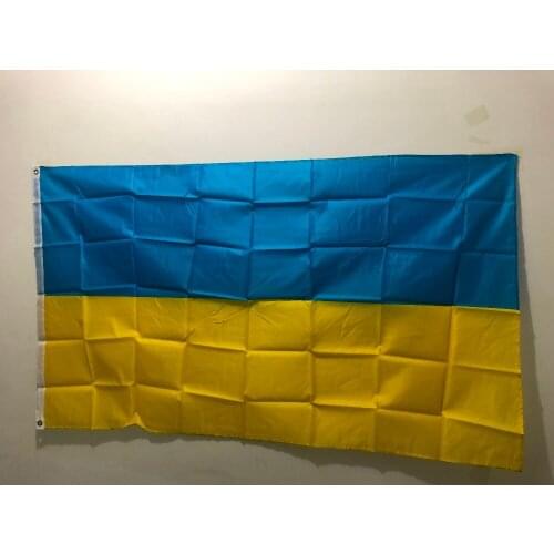 Ukraine Flag Activity Decorative National Banner 90x150cm