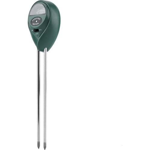 3 In 1 Moisture Sensor Meter Soil Water Monitor Hydrometer Farming Plant Flowers Garden With Light & Ph Test Function