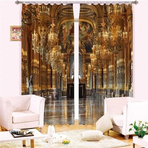 3D Blackout Window Curtains For Living room Bedding room Hotel/Office Curtain Drapes Cortinas para sala