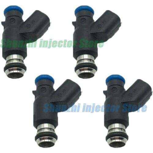 4pcs Fuel Injector Nozzle For FIT Mitsubishi Junjie 4G93 1.8L L4 2000-2016 OEM:25377440 2537 7440