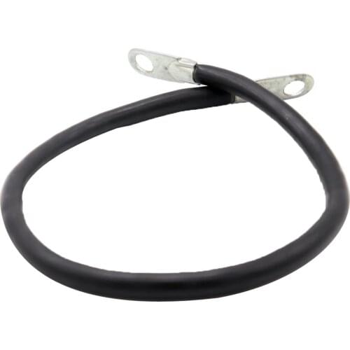 50cm Car Marine Boat RV 5AWG Gauge Copper Battery Cable Power Inverter Wire Black Superior Corrosion And Oxidation Resistance