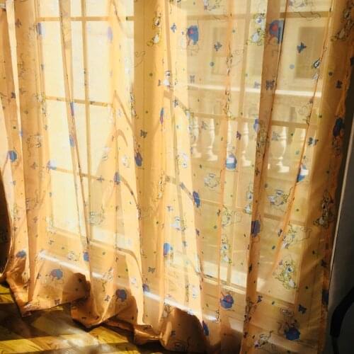 Free shipping Pastoral Type voile sheer curtain tulle panel for living room kitchen shade window treatment curtain