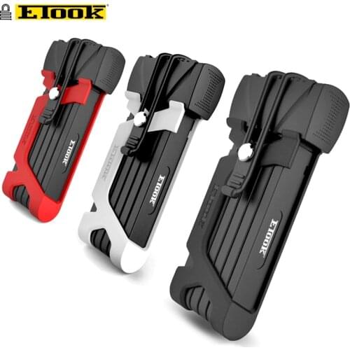 Etook Folding lock Mountain Bike Bicycle E-bike Lock Motorcycle Lock Bicycle Accessories Anti-shear of 12 ton Hydraulic Cutter