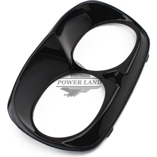 Motorcycle AB Eagle Hawk Sharp Style Headlight Cover Headlight Bezel Scowl Outer Fairing For Harley Road Glide Roadglide 98-13