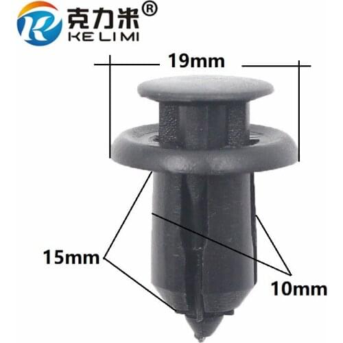 KE LI MI Bumper Fascia Cover Push in 10mm hole Expansion Rivet Retainer For Honda Toyota Auto Retainer Clip Fastener