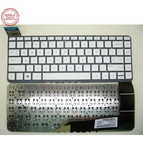 US Laptop Keyboard FOR HP stream 13 C000 C014TU C103TU C021TU 13-C 13-c050ur English silver without frame for notebook
