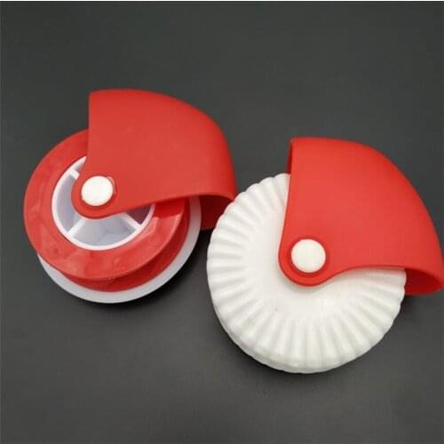 Pastry Dough Lattice Cutter Pizza Pie Decoration Gadget Plastic Roller Wheel Cutter Crust Noodle Roll Fancy Knife Baking Cutter