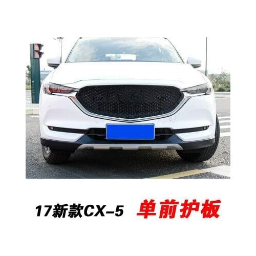 FOR Mazda CX-5 2017 2018 2019 metal front + rear bumper bottom guard protector accessories car-styling