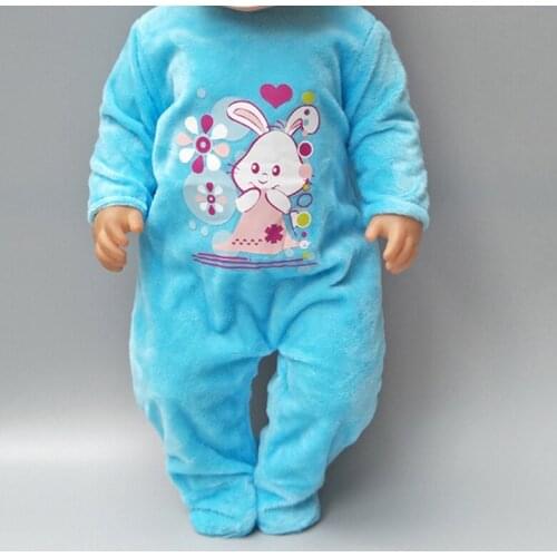 18 inch dolls clothes winter fur jumpsuit for 18" 43cm baby doll thick winter outfits baby girl new year gifts