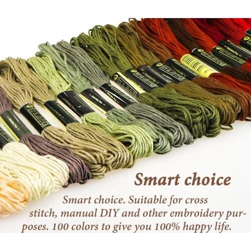 ONEROOM CXC 5 pieces cross stitch threads / cross stitch embroidery thread / Custom threads colors 07 9