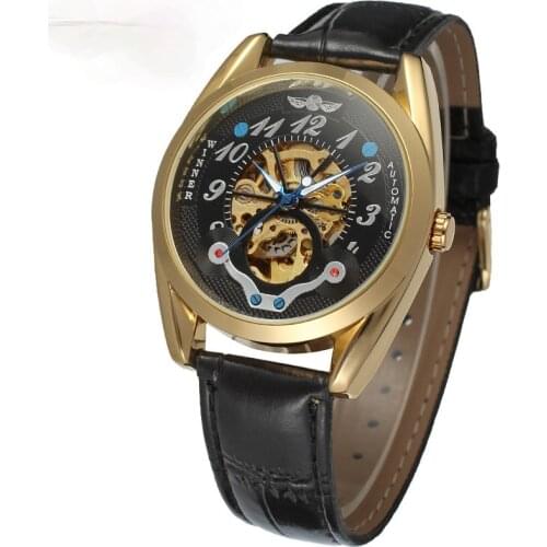 Luxury Designer Sport Automatic Watches Mens Leather Band Mechanical Wristwatch Fashion Watch For Men Relojes Para Hombre