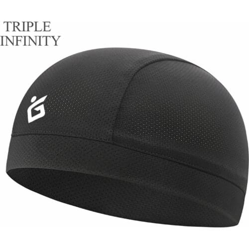 Fashion Summer Men Hats Outdoor Ice Silk Skullies Beanies Cap Elastic Breathable Quick Dry Absorb Sweat Light Hip-hop Head Hat