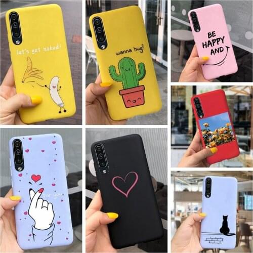 For Samsung A50 Case Galaxy A70 A 50 2019 A505F A50S A30S Cartoon Silicone Cover Soft Protect Shell For Samsung A 70 A705F Funda