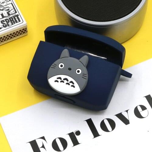 Cartoon Silicone Shockproof Anti-Scratch Protective Case Cover with Carabiner for Jabra Elite Active 65t Headphone Headset Cover