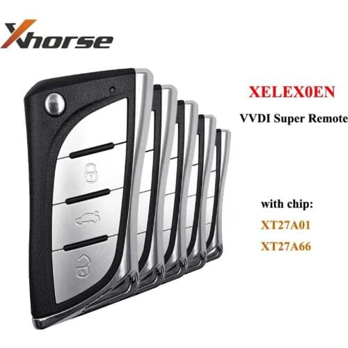 Xhorse XELEX0EN VVDI Super Remote Key with XT27 XT27A66 Super Chip For Lexus Work for VVDI2/VVDI MINI Key Tool/VVDI Key Tool Max