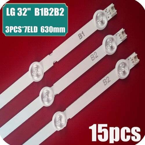 LED Backlight Strip for LG 32'' ROW2.1 Rev TV 32ln541v 32LN540V 32ln541u 6916L-1437A 6916L-1438A 6916L-1204A 6916L-1426A 7-LEDs