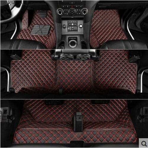 High quality mats! Custom special car floor mats for Land Rover Discovery Sport 7 seats 2019-2014 waterproof car rugs carpets
