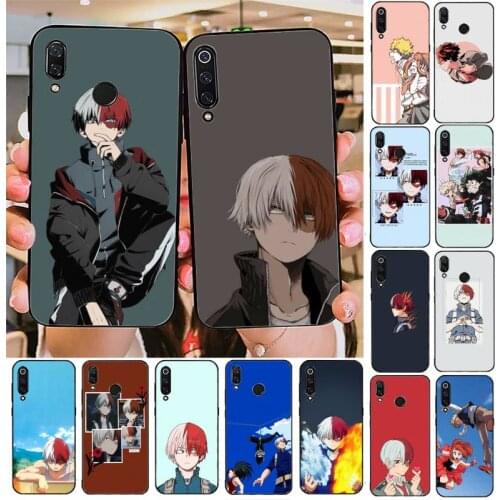 YNDFCNB Shoto Todoroki Silicone Black Phone Case For Redmi note 8Pro 8T 6Pro 6A 9 Redmi 8 7 7A note 5 5A note 7 case