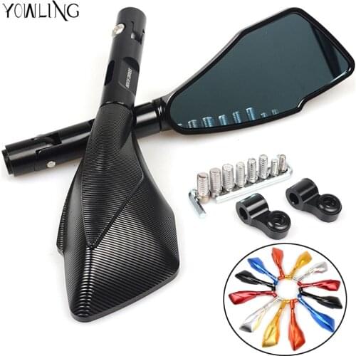 Motorcycle Mirrors motorbike moto CNC Rearview side Mirror Aluminum For suzuki YAMAHA XJR400 XJR1200 XJR1300 XJ600 XJ6 all year