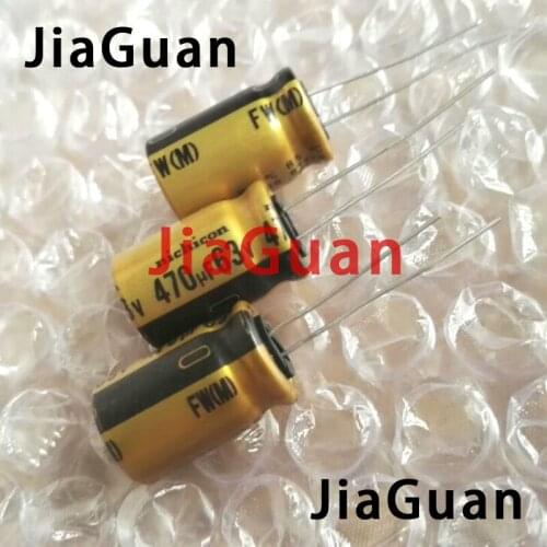 10pcs NEW NICHICON FW 470UF 63V 12.5X20MM 470uf/63v audio Electrolytic Capacitor 63V470uF filter amplifier 63v 470uf