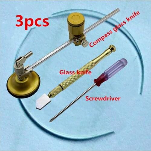 3pcs/set 80cm Diameter Compasses Glass Circle Cutter Cutting Tungsten Wheel Blade with Suction Cup Free Shipping
