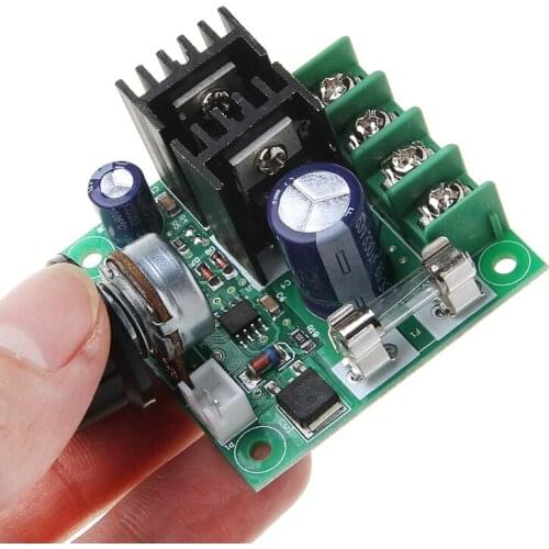 9V-50V 10A PWM DC Motor Speed Controller with Knob Adjustable Speed Regulator