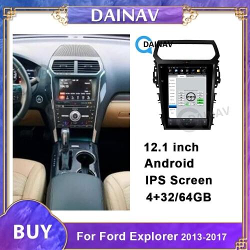 Vertical Touch Screen Car Multimedia Player GPS Navigation Head Unit For Ford Explorer 2017 Car Stereo Radio
