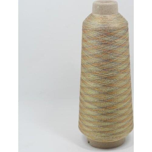 Free Shipping For High Sheen Colors Metallic Embroidery Thread Variegated colors