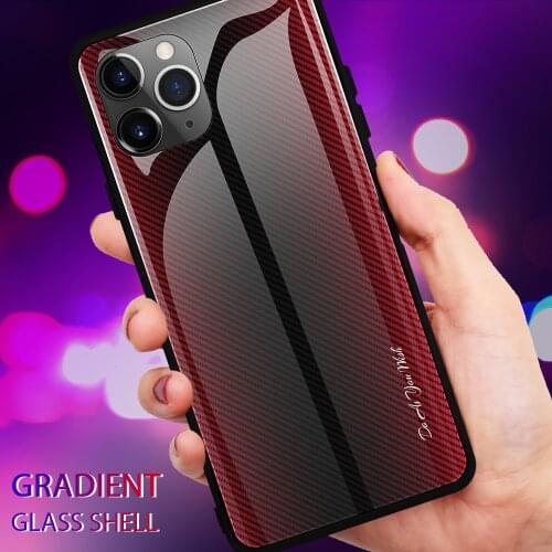 10pcs/Lot Phone Cases For Iphone 13 12 Mini 11 Pro Xr Xs X Max 8 7 Plus Texture Tempered Glass Back Cover Case