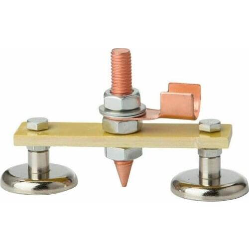 Double Welding Magnet Head With Tail Magnetic Support Clamp Holder Fixture Stability Strong Welder Attraction 30kg