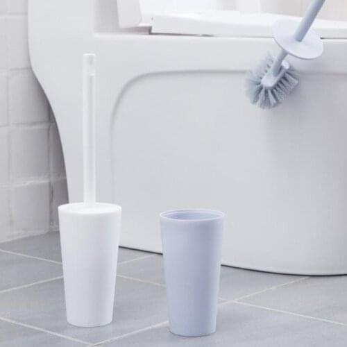 Elegant toilet brush bathroom cleaning brush long handle soft hair toilet brush