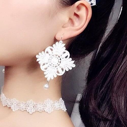 Flowery Fire Ethnic Earrings