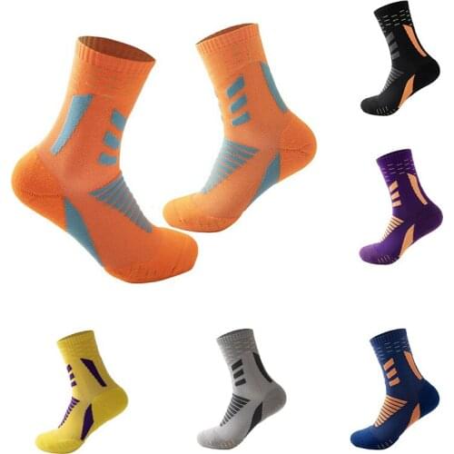 Cotton Men Fitness Basketball Socks Running Bike Cycling Hiking Sport Socks Outdoor Football Soccer Trekking Compression Socks
