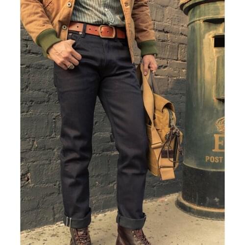 Red Tornado 14.5oz Selvage Jeans Slim Leg Opening Shape of 511 & GT Raw Denim