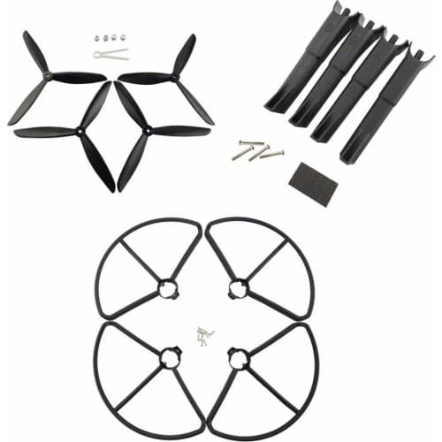 MJX B2C B2W Bugs 2 D80 F18 F200SE for Four-axis aircraft landing gear propeller protective cover UAV parts + Black