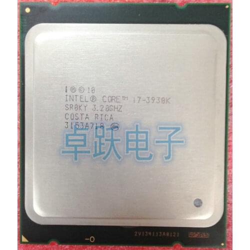 Original Processor Intel i7 3930K Six Core 3.2GHz LGA 2011 Desktop CPU i7 3930K