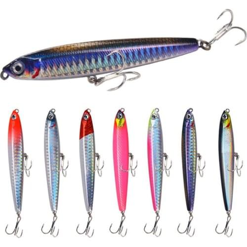 24g Fishing Lure Bait Pencil Bait Casting Long Shot Slow Sinking Pencil wobblers crankbaits Bass Trout Tackle