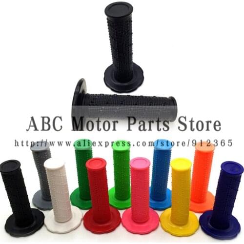 Handle Grip 22mm 7/8" Silicone Soft Handle Bar Hand Grips for Pit Dirt Bike Motorcycle Black Handle Bar Hand Grips Handlebar