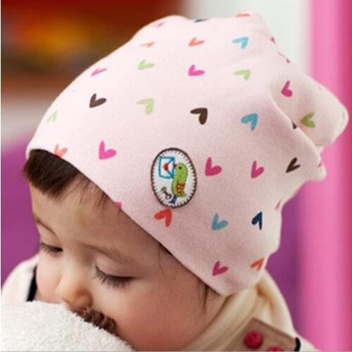 Winter Autumn Newborn Crochet warm Cotton Baby beanie Hat Girl Boy Cap Children Unisex Heart Infant Cute Love Spring