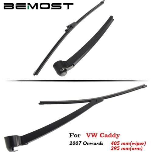 BEMOST Car Rear Windscreen Windshield Wiper Arm Blade Natural Rubber For Volkswagen Caddy 405MM Hatchback Year From 2007 To 2018