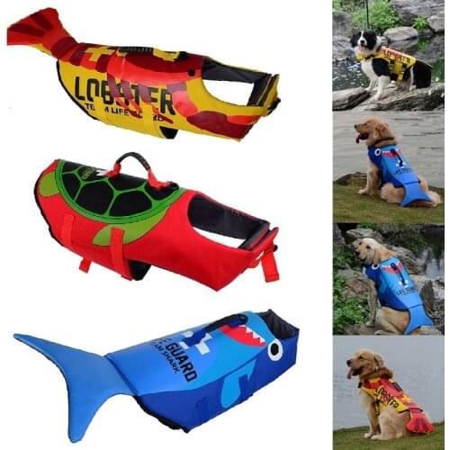New Dog Life Jacket Coat Pet Safety Swimsuit Floatation Life Vest Preserver Aquatic Sailing Safety Dog supplies
