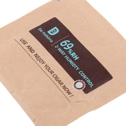 8g 69% RH 2-Way Humidity Control for Cigars Tobacco Humidifier Moisturizing Package Cigar Slices Resealable Bag
