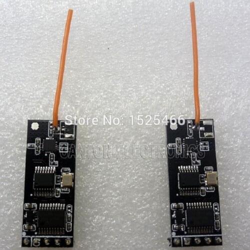 Tb387 2pcs 100mw 2.4g 5v 3v Ttl232 Serial Wireless Transmitting And Receiving Rf Transceiver Module For Uno Internet