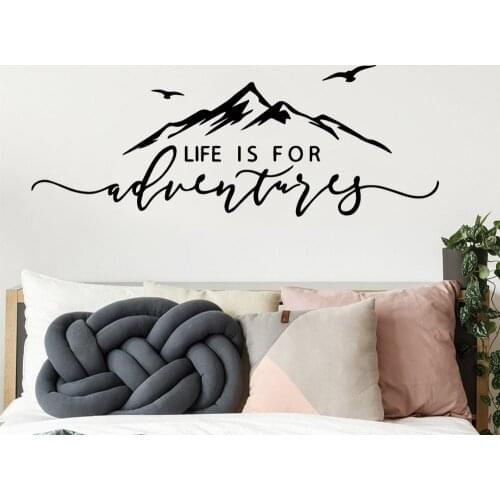Funny Peak Adventures Wall Art Decal Wall Stickers Pvc Material For Living Room Bedroom Decoration Removable Mural