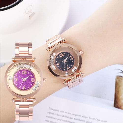 Fashion Watch Casual Brand Rhinestone Stainless Steel Womens Watches Seiko Quartz Clocks Luxury Clock Wristwatches Free Shipping