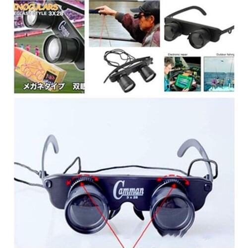 1 Pc Fishing Glasses Ultralight Telescoop Sport Vissen Bril Hand Gratis Verrekijker Zonnebril Gear Voor Vis Drijvende Uitziende